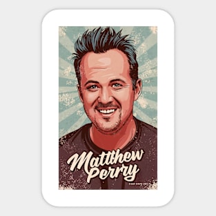 Rest in peace friend chandler Matthew bing perry in memory friends RIP Matthew Perry Sticker